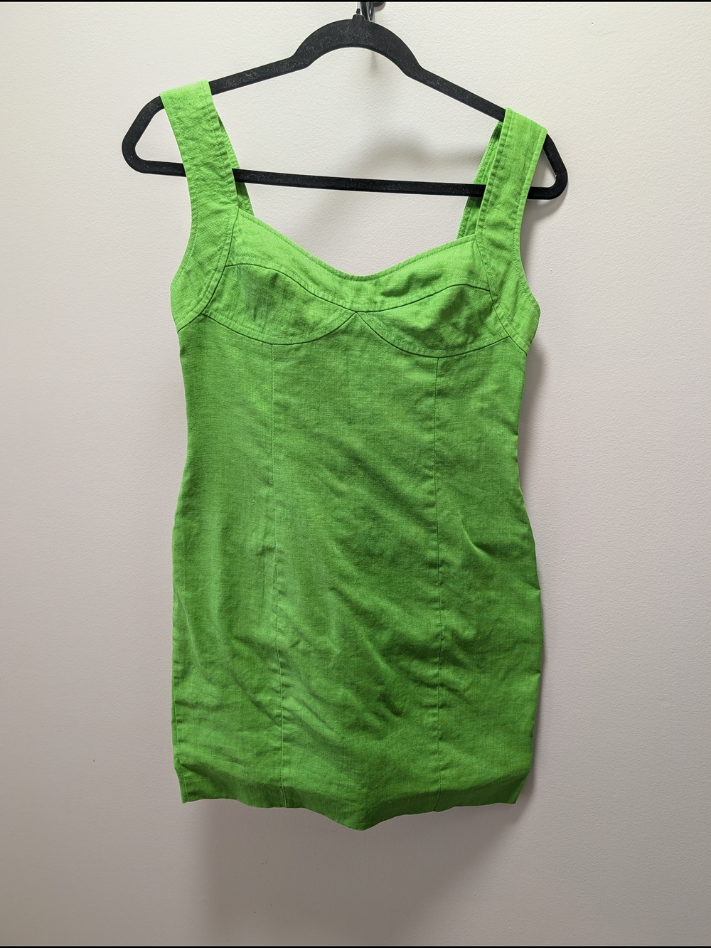 Vtg Lida Baday Linen Dress